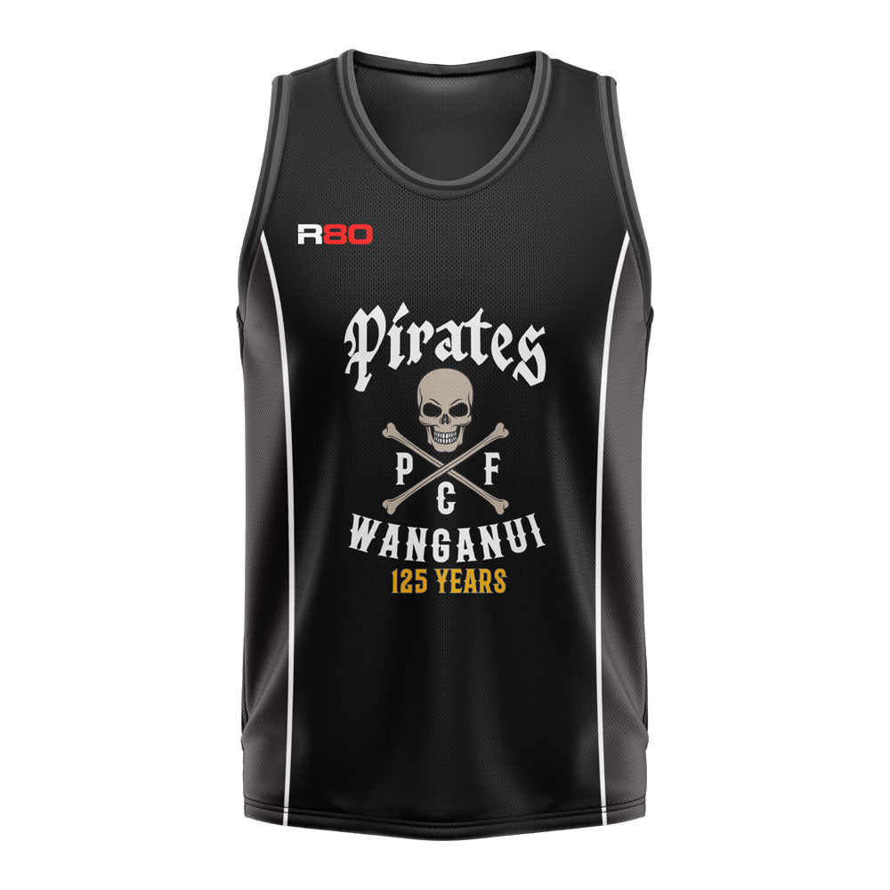 Wanganui Pirates 125th Rugby Club Singlet - 4