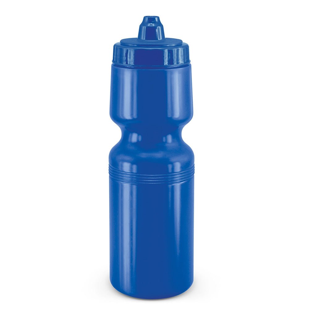Water Bottles - Custom Team Colours - Purple BottleBlack Cap