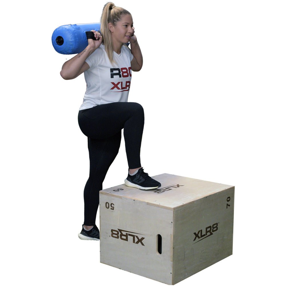 XLR8 3 in 1 Wooden Plyo Box - 