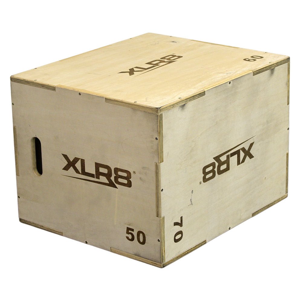 XLR8 3 in 1 Wooden Plyo Box - 