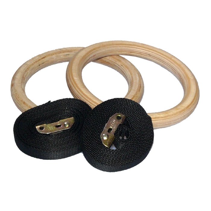 XLR8 Gym Rings - Wooden - 
